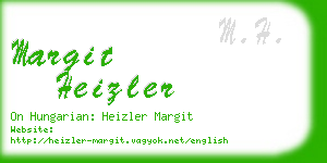 margit heizler business card